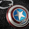 Key Chain Ring Holder Trinket llaveros Metal Avengers Keychain Cosplay Jewelry Hot Marvel Super Hero Captain America Pendant