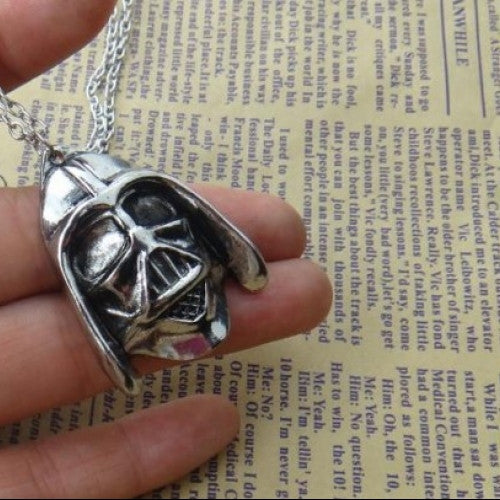 Movie Star Wars Darth Vader Helmet Necklace